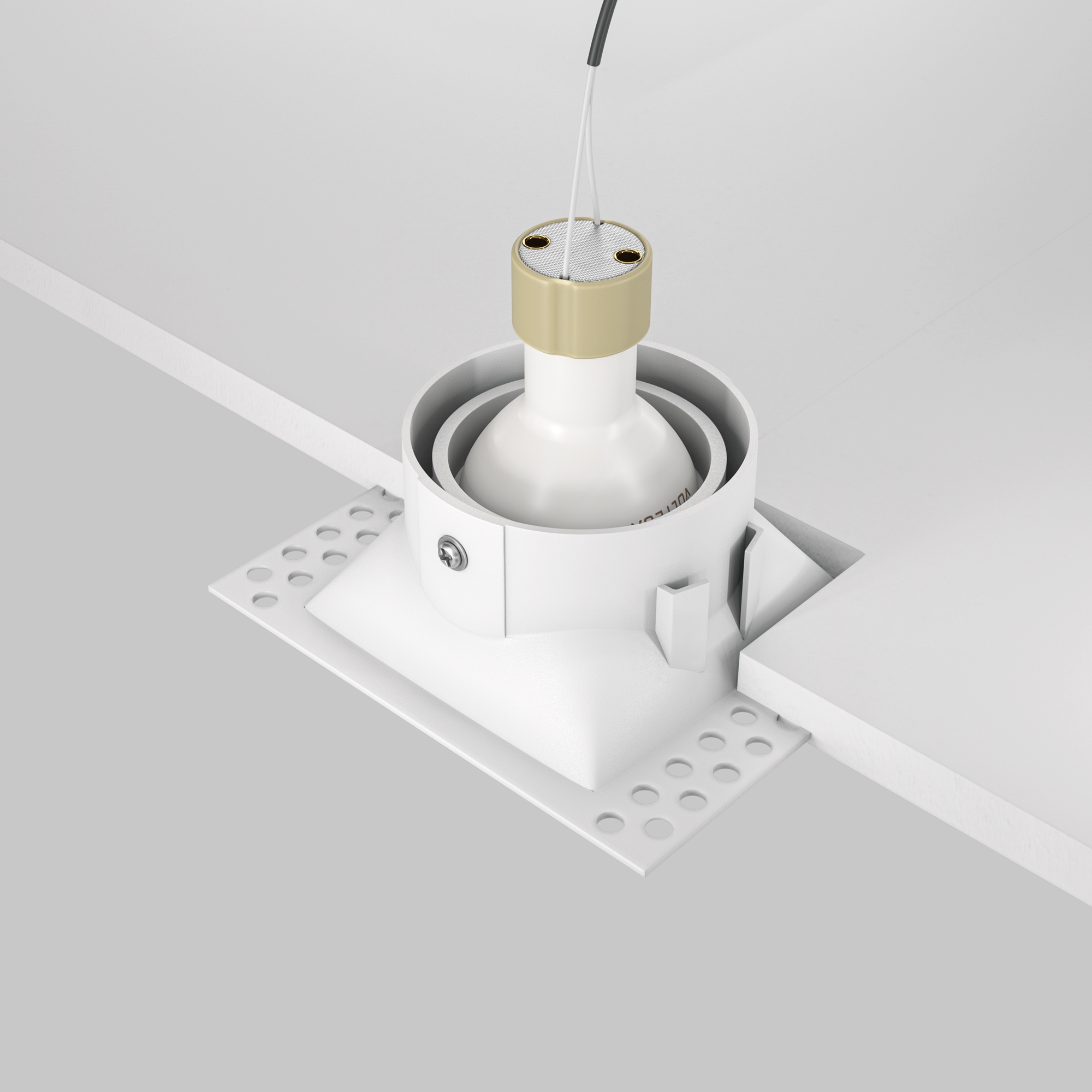 Дополнительная картинка Встраиваемый светильник Technical DL042-01-SQ-W