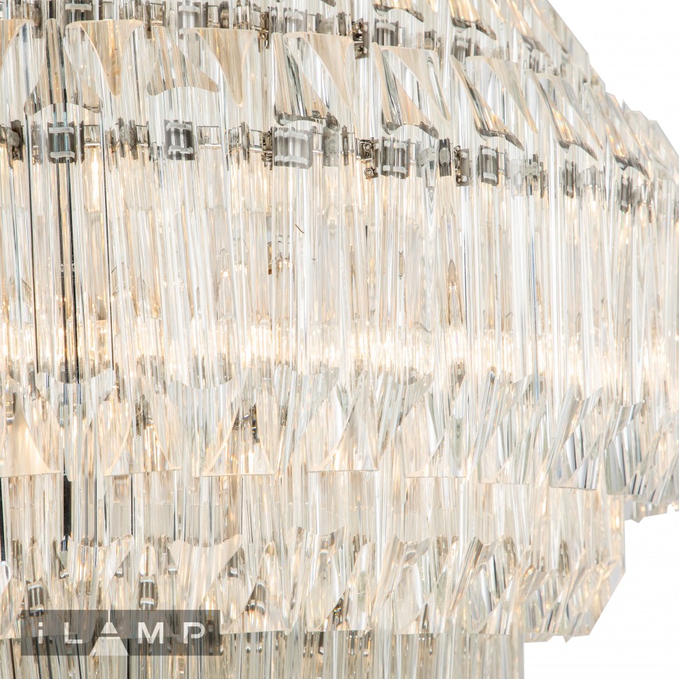 Картинка Подвесная люстра iLamp Manhattan 103D-10 Nickel