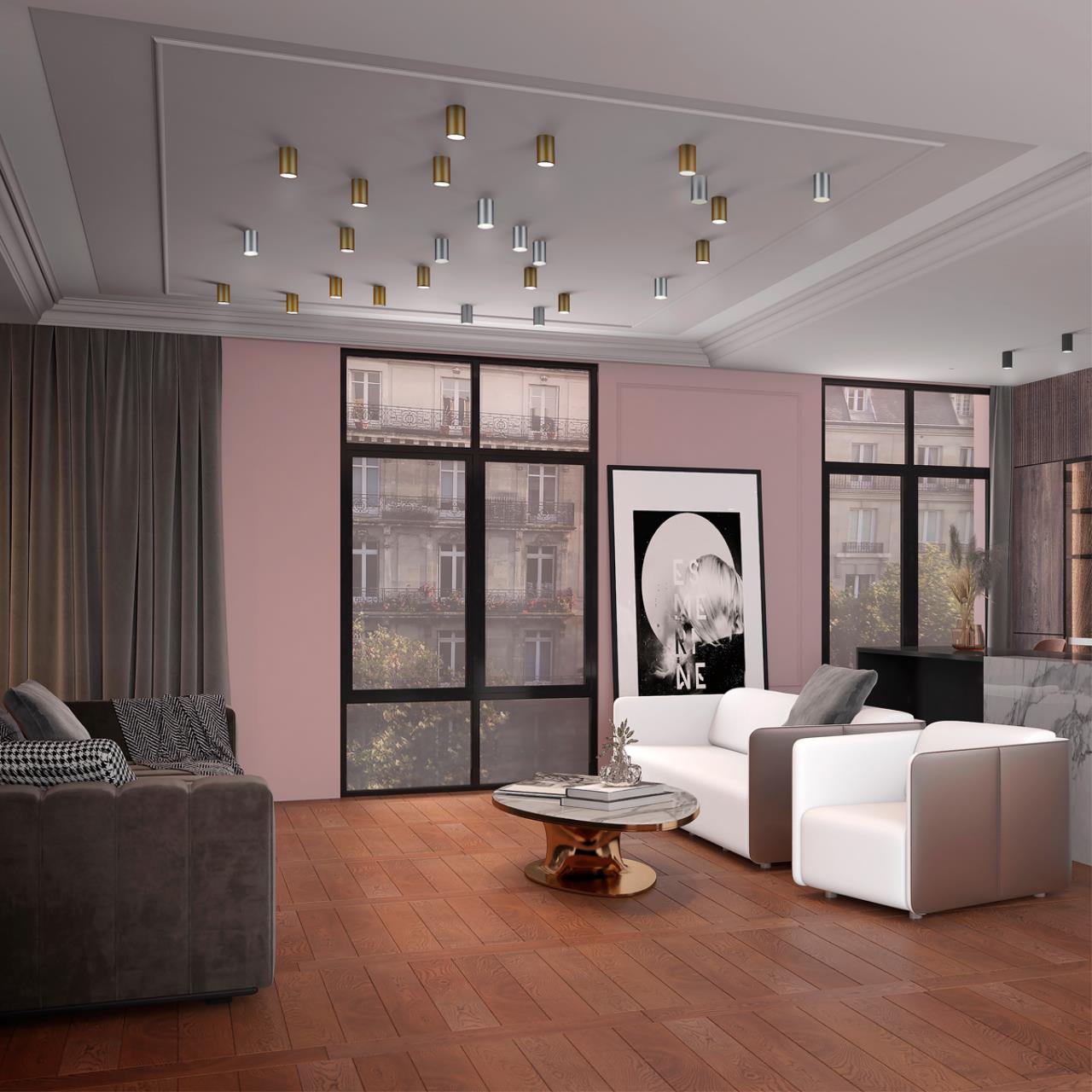 Дополнительная картинка Потолочный светильник Novotech Over Elina 370727