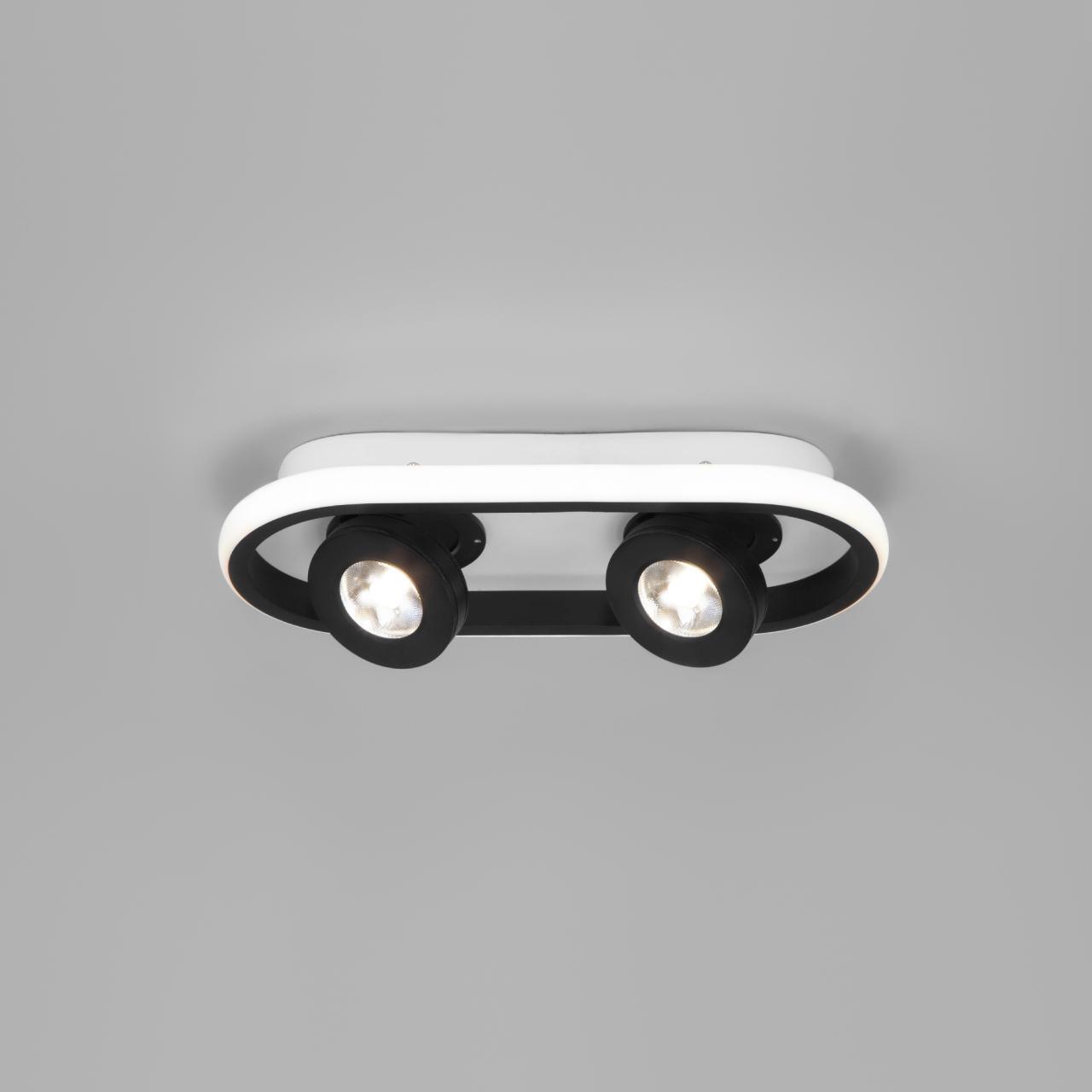 Картинка Потолочный светодиодный светильник 20123/2 LED белый/черный
