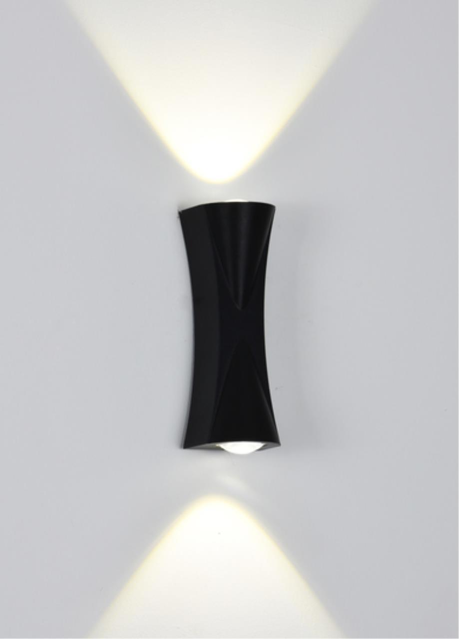 С 2 плафонами на стену Настенный светильник Arte Lamp LESATH A6027AP-10BK, доставка по Казахстану 
