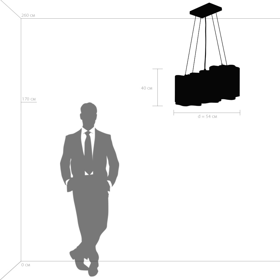 Картинка Подвесная люстра Lightstar Nubi 802130