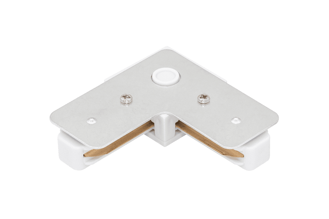 Дополнительная картинка L коннектор для трековых систем, белый