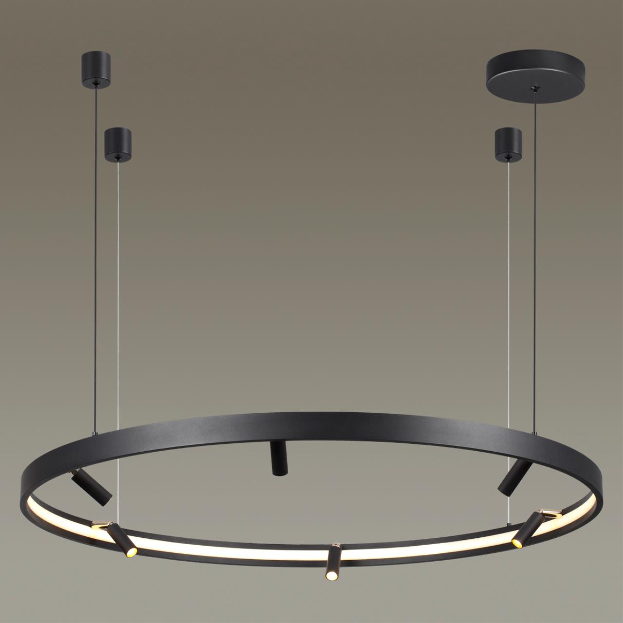 люстры подвесная светодиодная люстра odeon light hightech fonda 4317/93l, доставка по Казахстану 