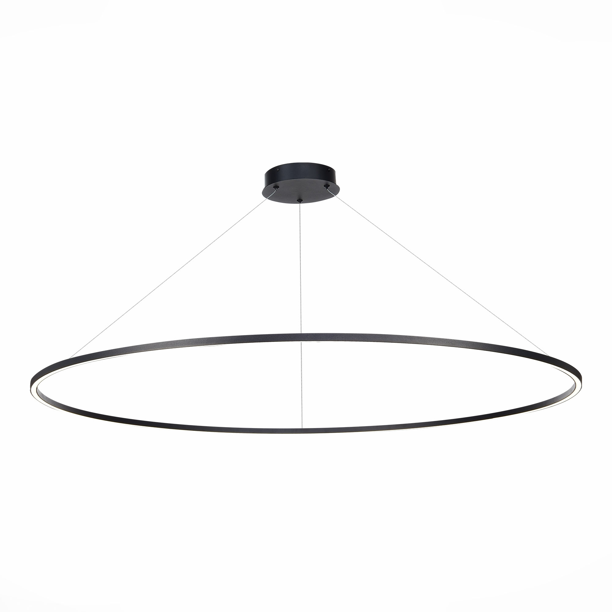 люстры st605.403.72 cветильник подвесной  smart st-luce черный/белый led 1*72w 2800-6500k, доставка по Казахстану 
