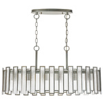 712164 (md20103-6l) люстра  agave 6х40w e27 серебро с патиной/прозрачный (в комплекте), доставка по Казахстану 