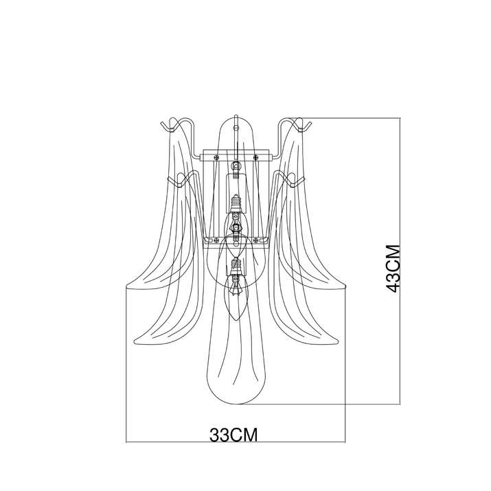 Дополнительная картинка Настенный светильник Arte Lamp MAYA A4072AP-2GO