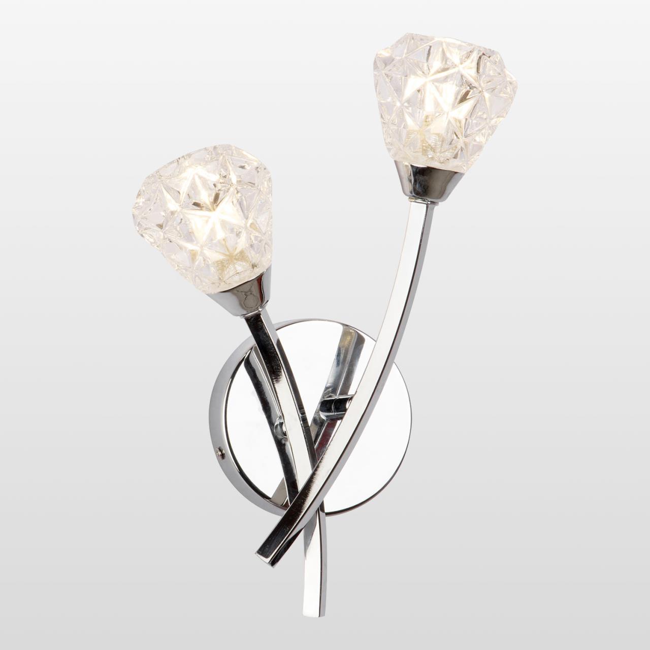 С 2 плафонами на стену Бра Lussole LSP-8860, доставка по Казахстану 