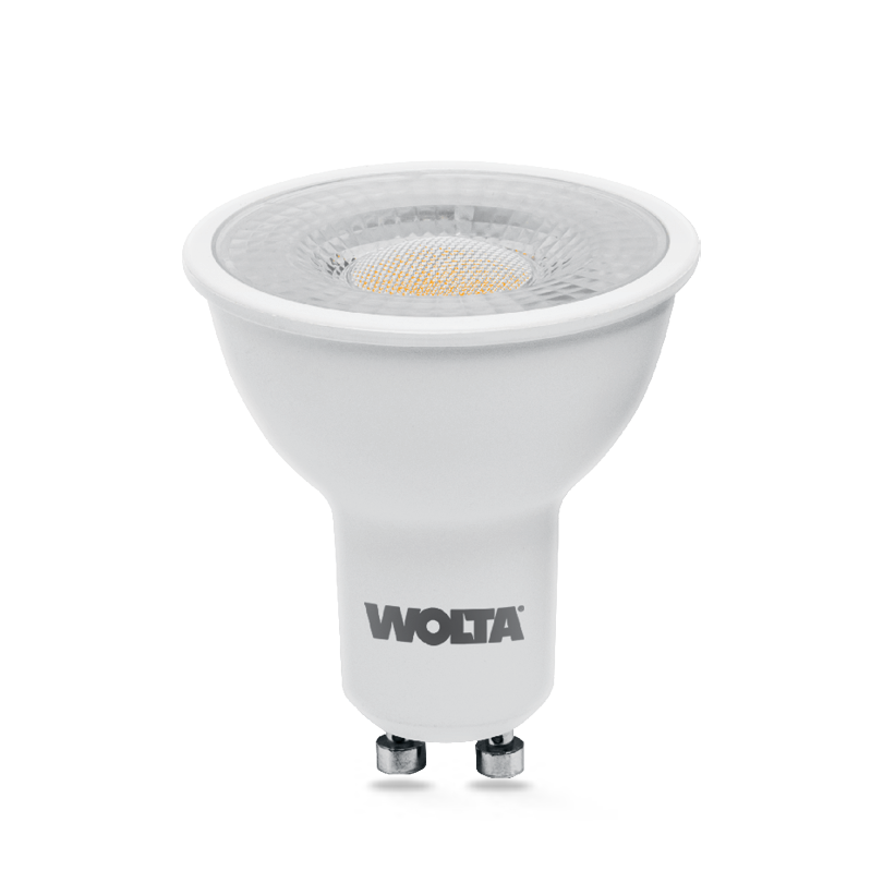 Картинка Светодиодная лампа WOLTA WSTD-PAR16-220V10W3KGU10-L PAR16 с линзой 10Вт 800лм 3000К GU10 угол 60° 1/50