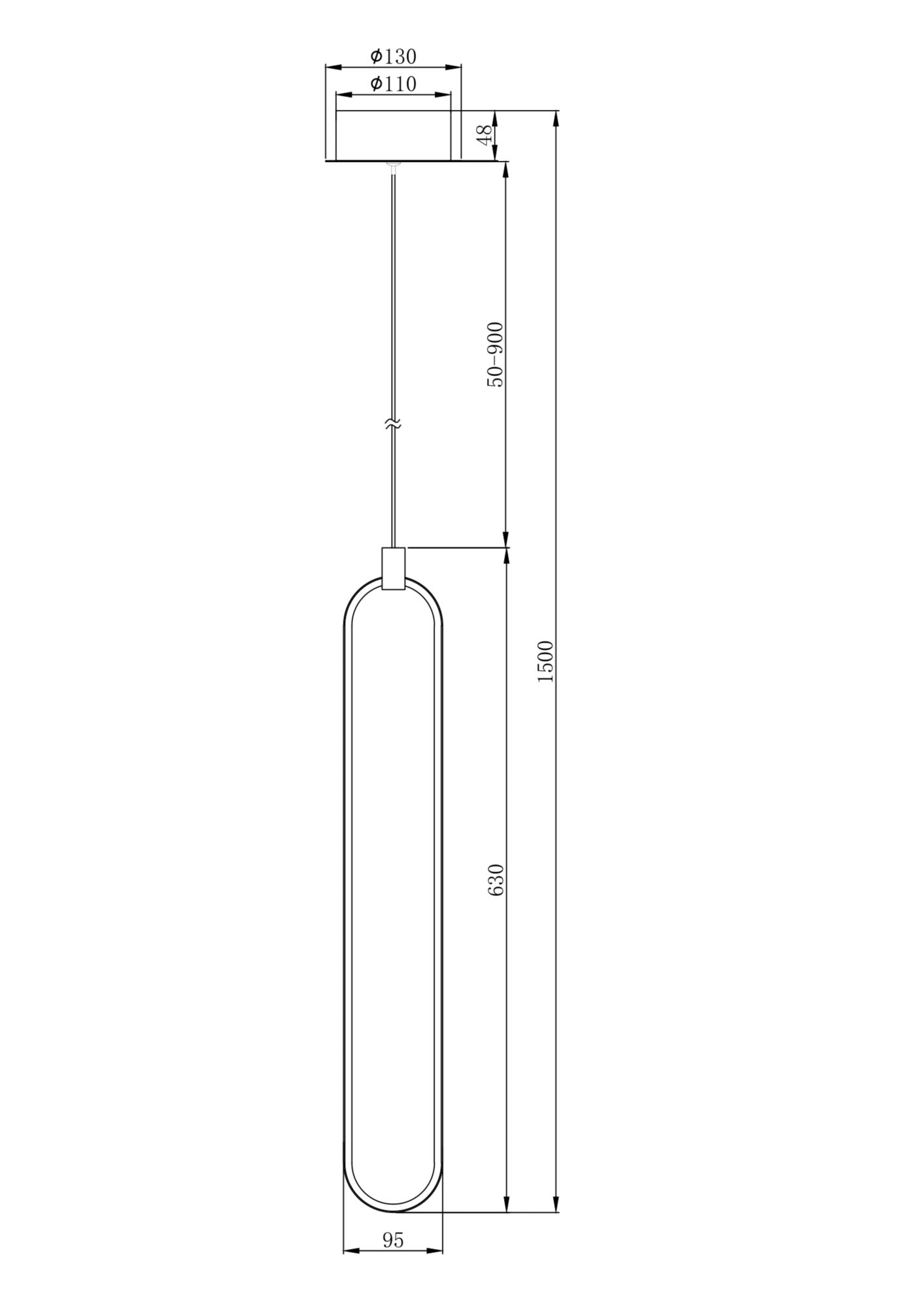 Дополнительная картинка Подвесной светодиодный светильник Maytoni Chain MOD017PL-L13N