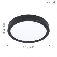 люстры накладной светильник eglo fueva 5 димм. 99263, доставка по Казахстану 