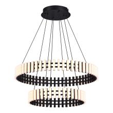 люстры sl6203.403.65 люстра подвесная st-luce черный/белый led 1*65w 3000k, доставка по Казахстану 
