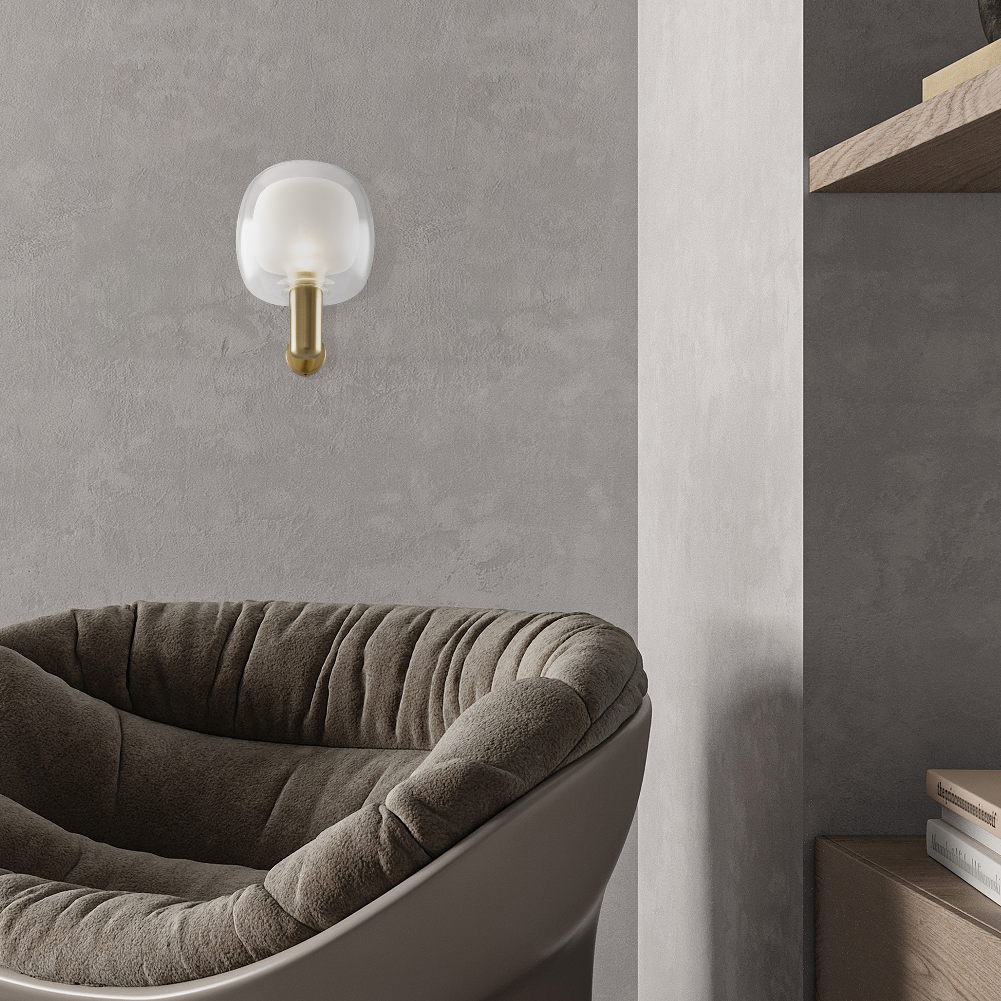 Дополнительная картинка Настенный светильник (бра) Maytoni MOD411WL-01G