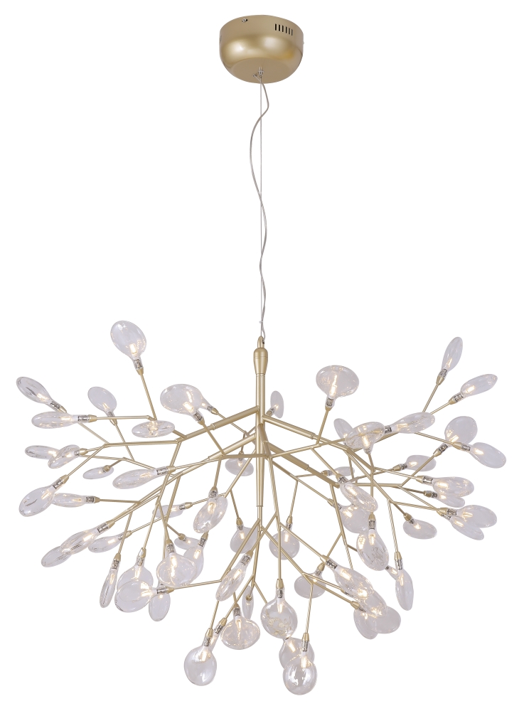люстры светильник подвесной crystal lux evita sp63 gold/transparent crystal lux 1692/263, доставка по Казахстану 