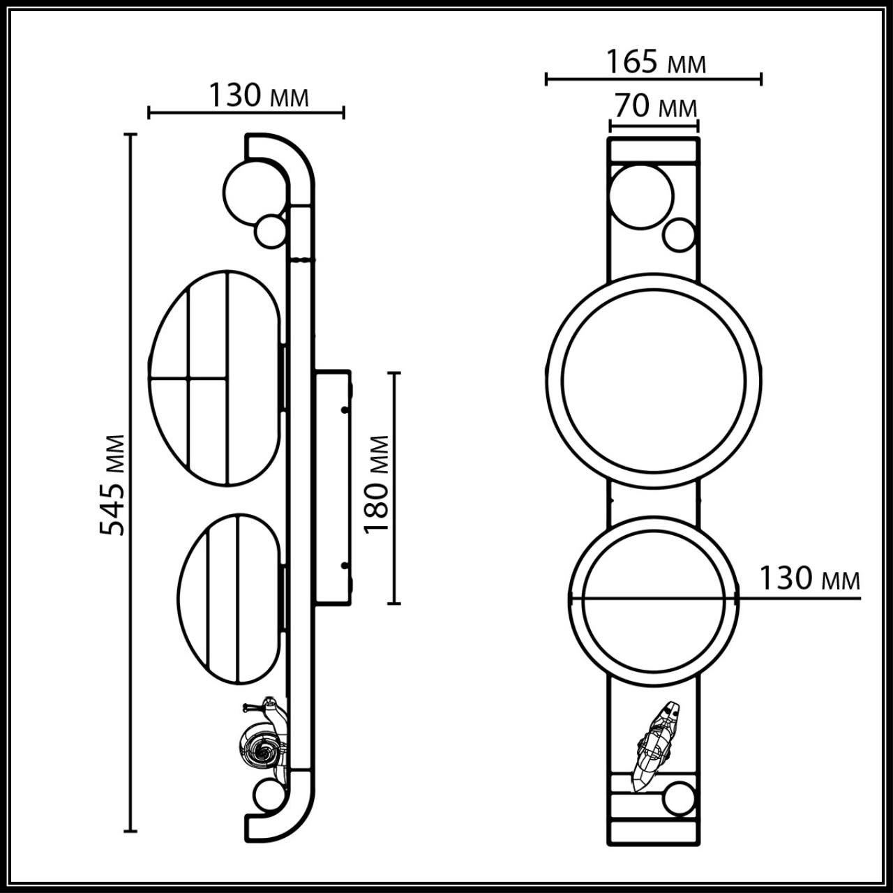 Картинка 5434/2W NATURE Odeon Light  Уличный фасадный светильник LUMA