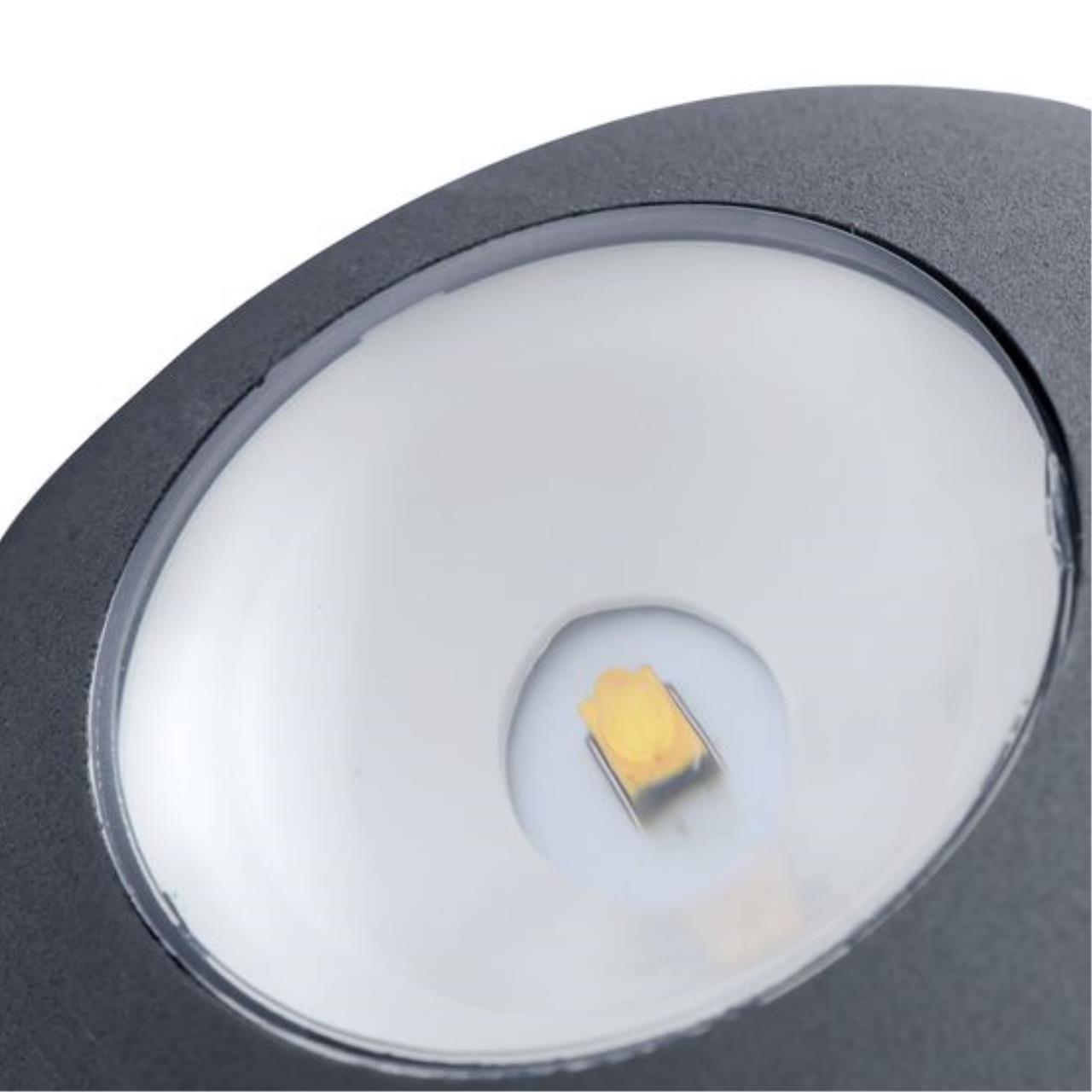 Уличный настенный светодиодный светильник Arte Lamp CONRAD A1544AL-4GY — фото 26