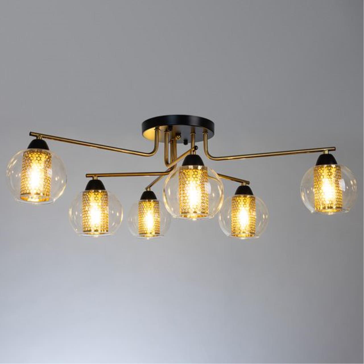 Дополнительная картинка Потолочный светильник Arte Lamp MANCHESTER A7045PL-6BK