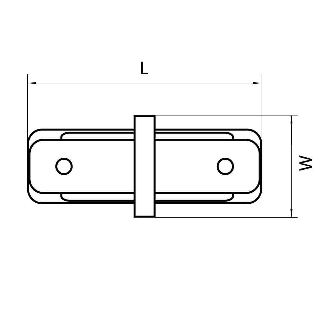 Дополнительная картинка Коннектор прямой Lightstar Barra 502109