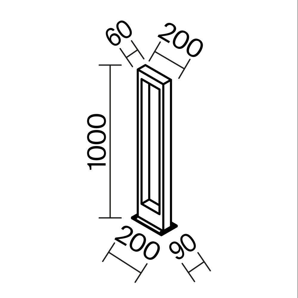 Дополнительная картинка Ландшафтный светильник Outdoor O425FL-L10GF