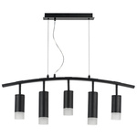 lr7353738721 люстра rullo 5х50w gu10 черный  571735 - 214437-3 - 214487-2 - 202431-5, доставка по Казахстану 