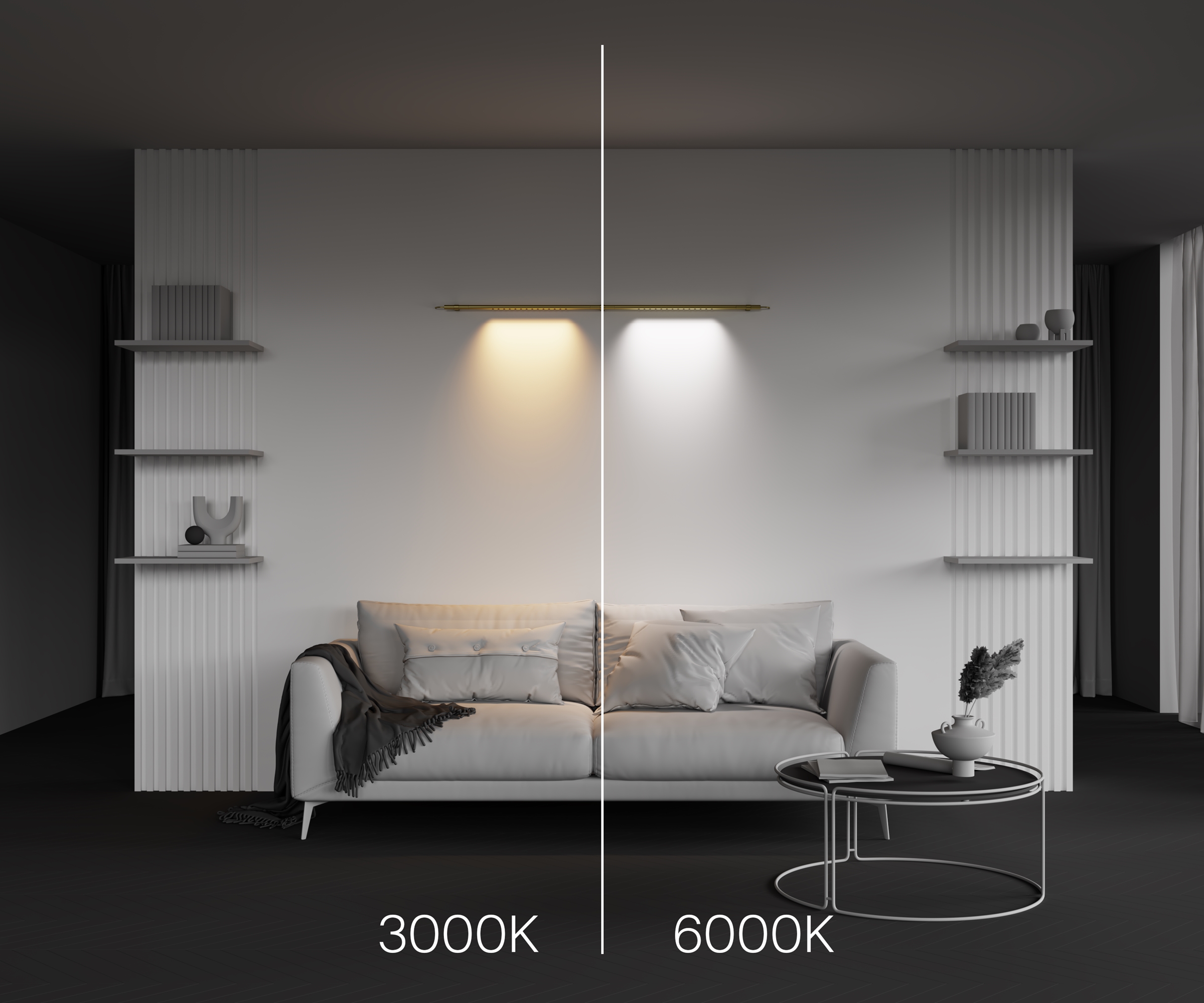 Картинка Светильник Technical C101CL-L500-12W3-6K-BS