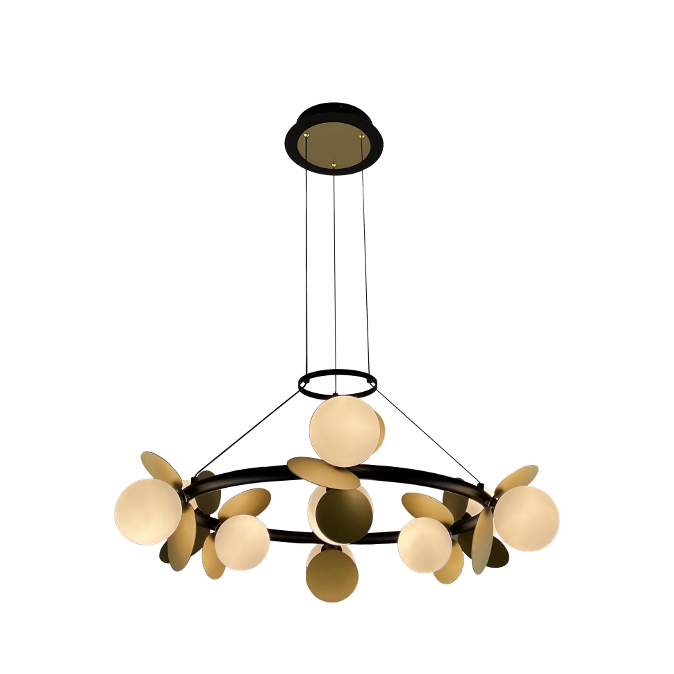 светильник подвесной iledex savage iledex c4641-9 mbk+sgd, доставка по Казахстану 