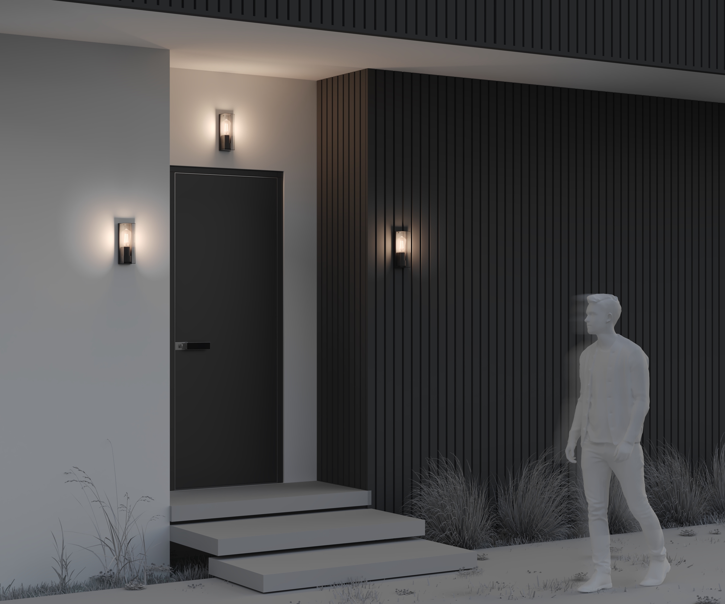 Дополнительная картинка Настенный светильник (бра) Outdoor O450WL-01GF