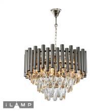 люстры подвесная люстра ilamp savage p9510-4 nickel, доставка по Казахстану 
