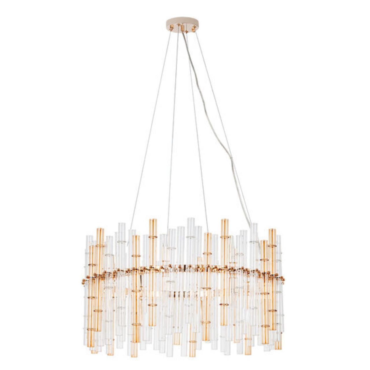 люстры подвесная люстра arte lamp crystalla a4111lm-16go, доставка по Казахстану 