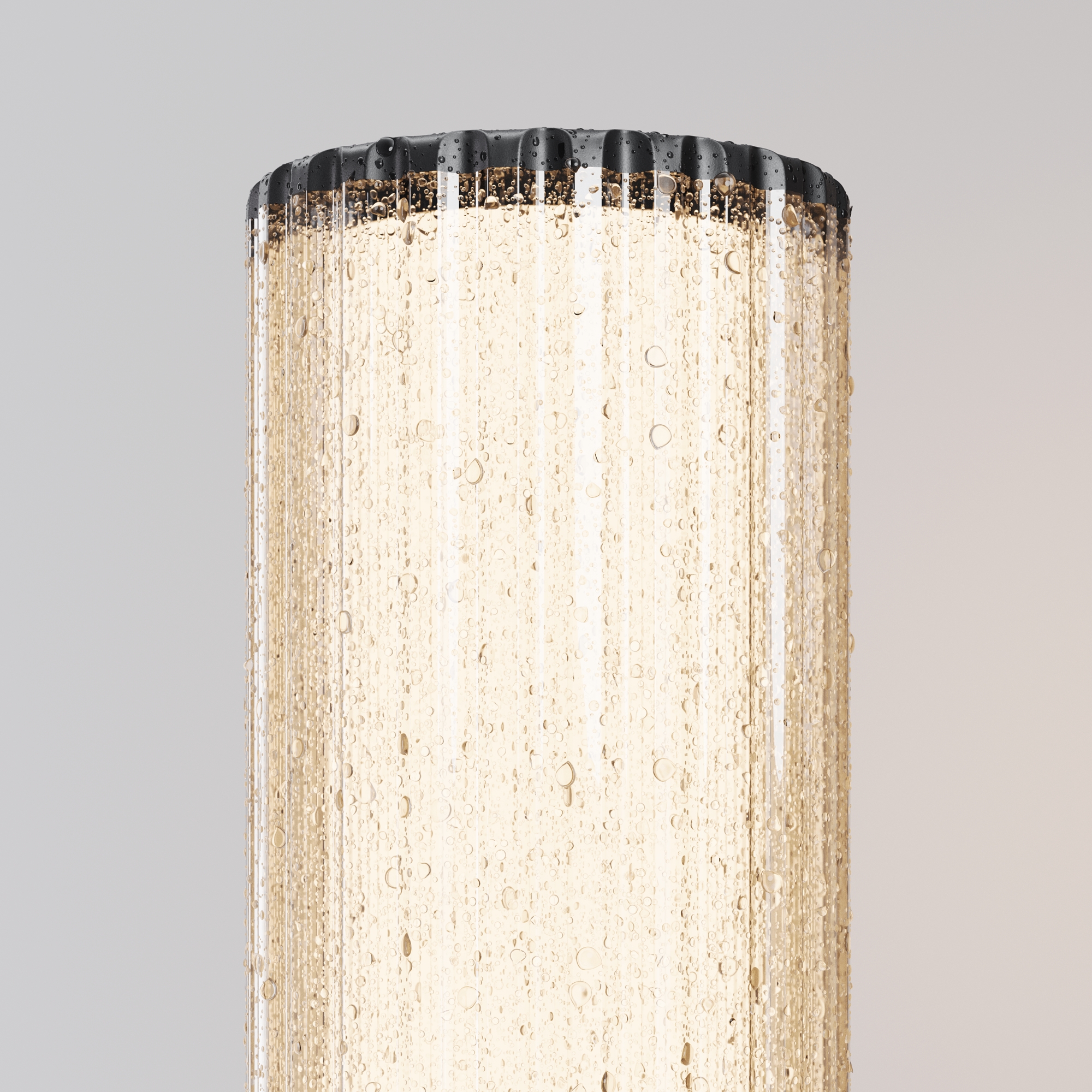Уличный настенный светильник Outdoor O502WL-01B Rib — фото 3
