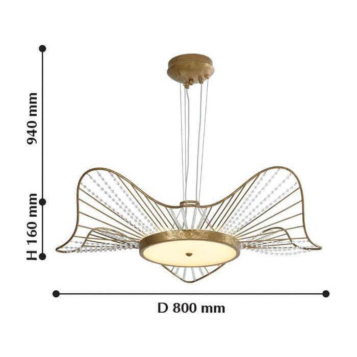 Картинка Подвесной светодиодный светильник Favourite Ripple 2309-2P