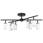 люстры lr728368 люстра rullo 8х50w gu10 черный - белый  571728 - 214436-8, доставка по Казахстану 