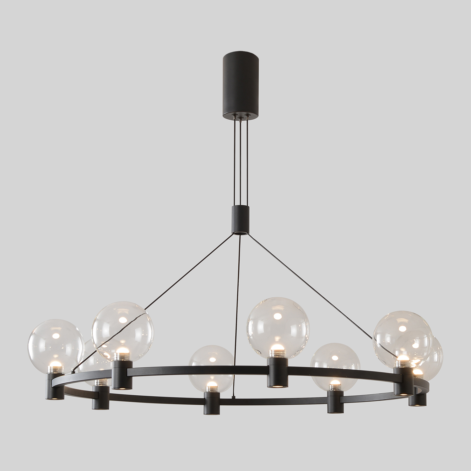 Люстра Crystal Lux DUET SP56W LED BLACK 4090/356 — фото 6