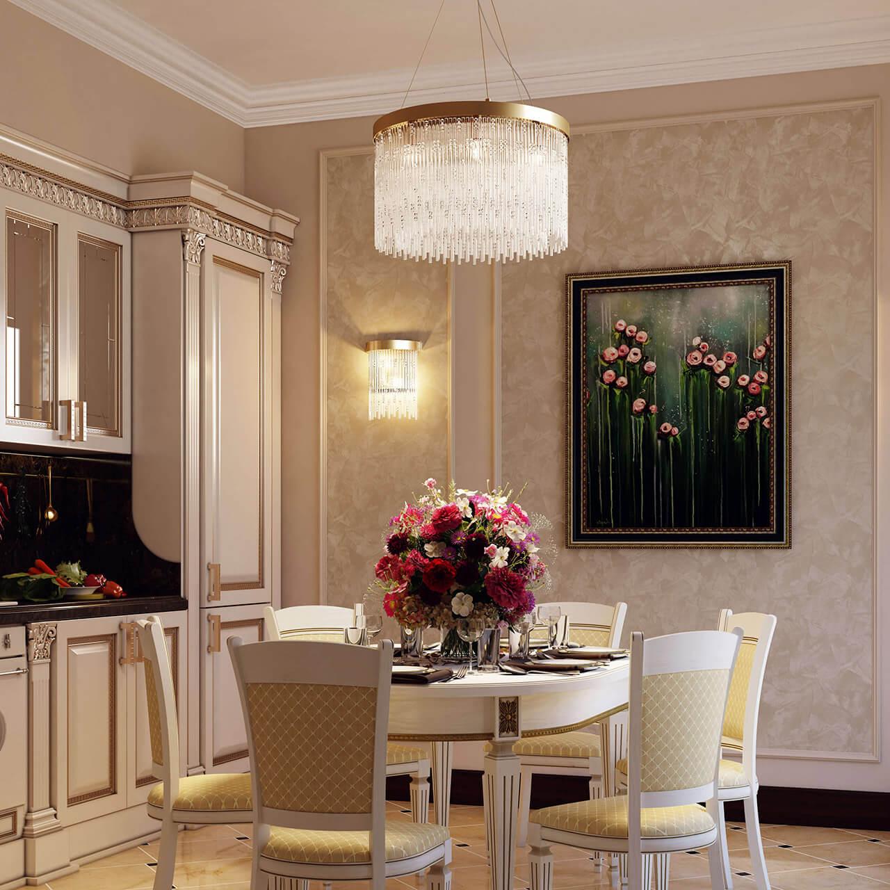 Картинка Подвесная люстра Odeon Light Hall Refano 4848/8