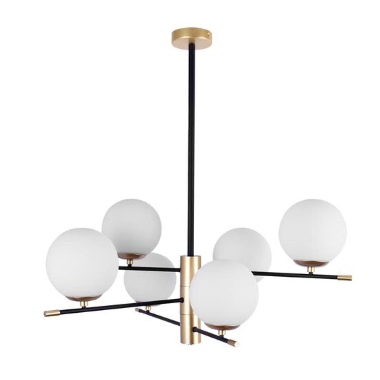 подвесная люстра arte lamp arkab a2225lm-6bk, доставка по Казахстану 