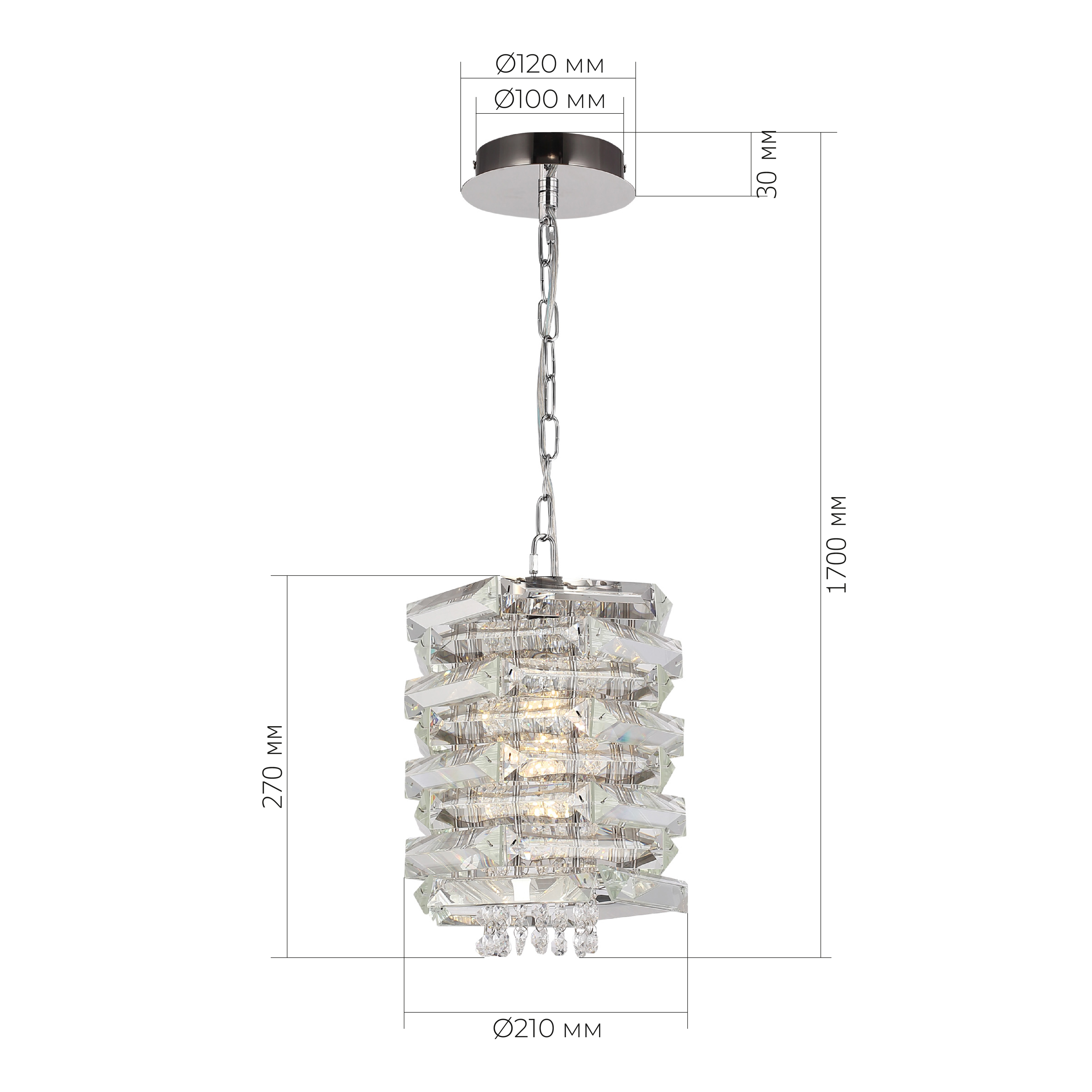 Картинка SL6137.103.01 Светильник подвесной ST-Luce STROZZI