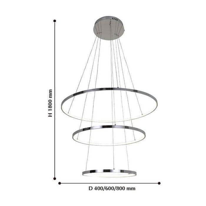 Картинка Подвесной светодиодный светильник Favourite Giro 2314-18P