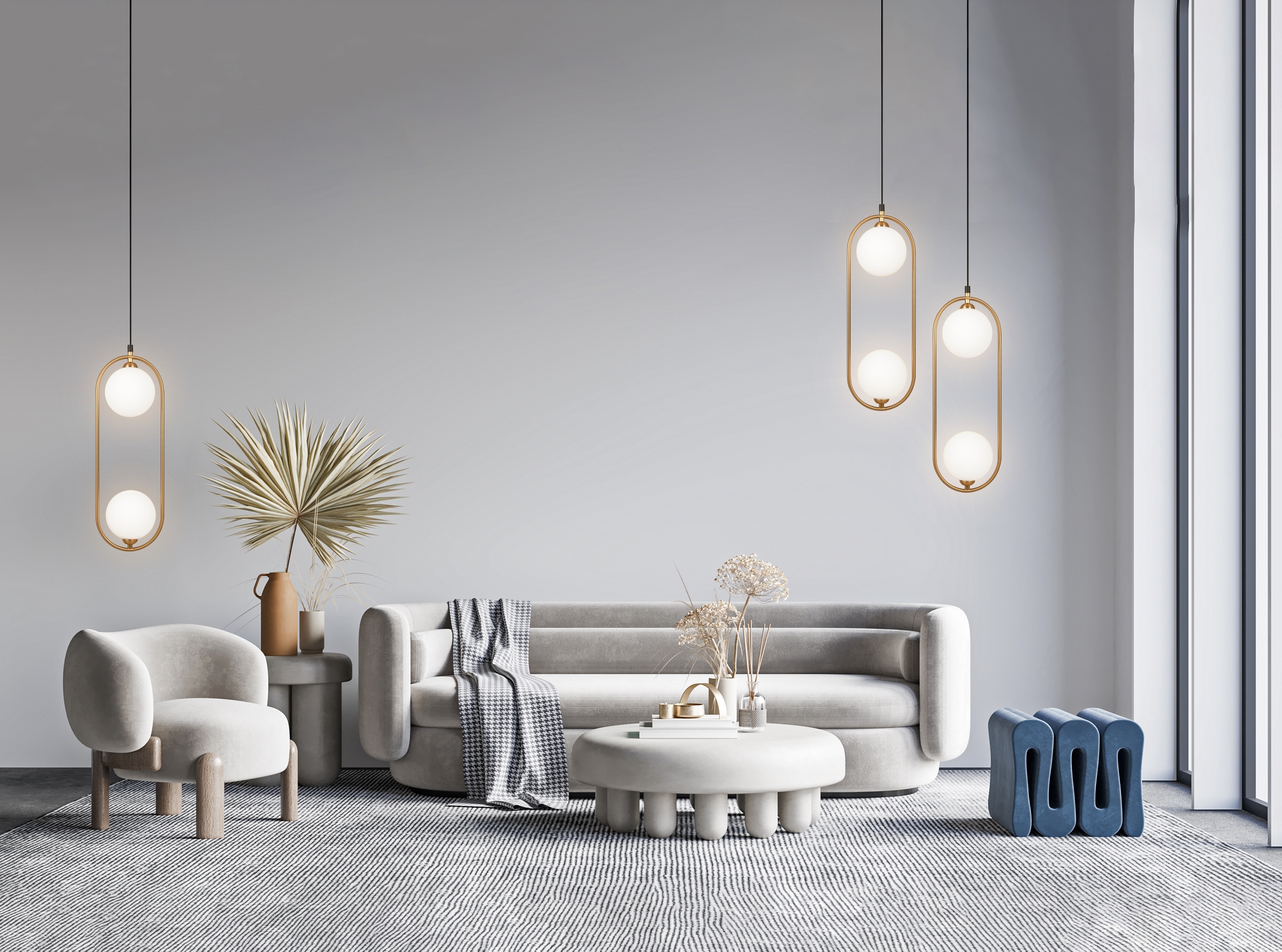 Дополнительная картинка Подвесной светильник Maytoni MOD013PL-02BS1