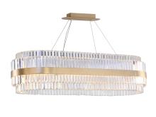 newport 10240 10242/120 oval , люстра, brass clear crystal l120*45*h30 cm g4 44*5w, доставка по Казахстану 