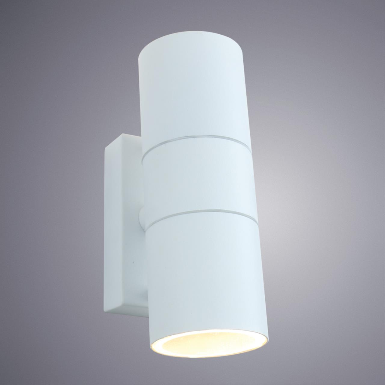 Картинка Уличный настенный светильник Arte Lamp Sonaglio A3302AL-2WH