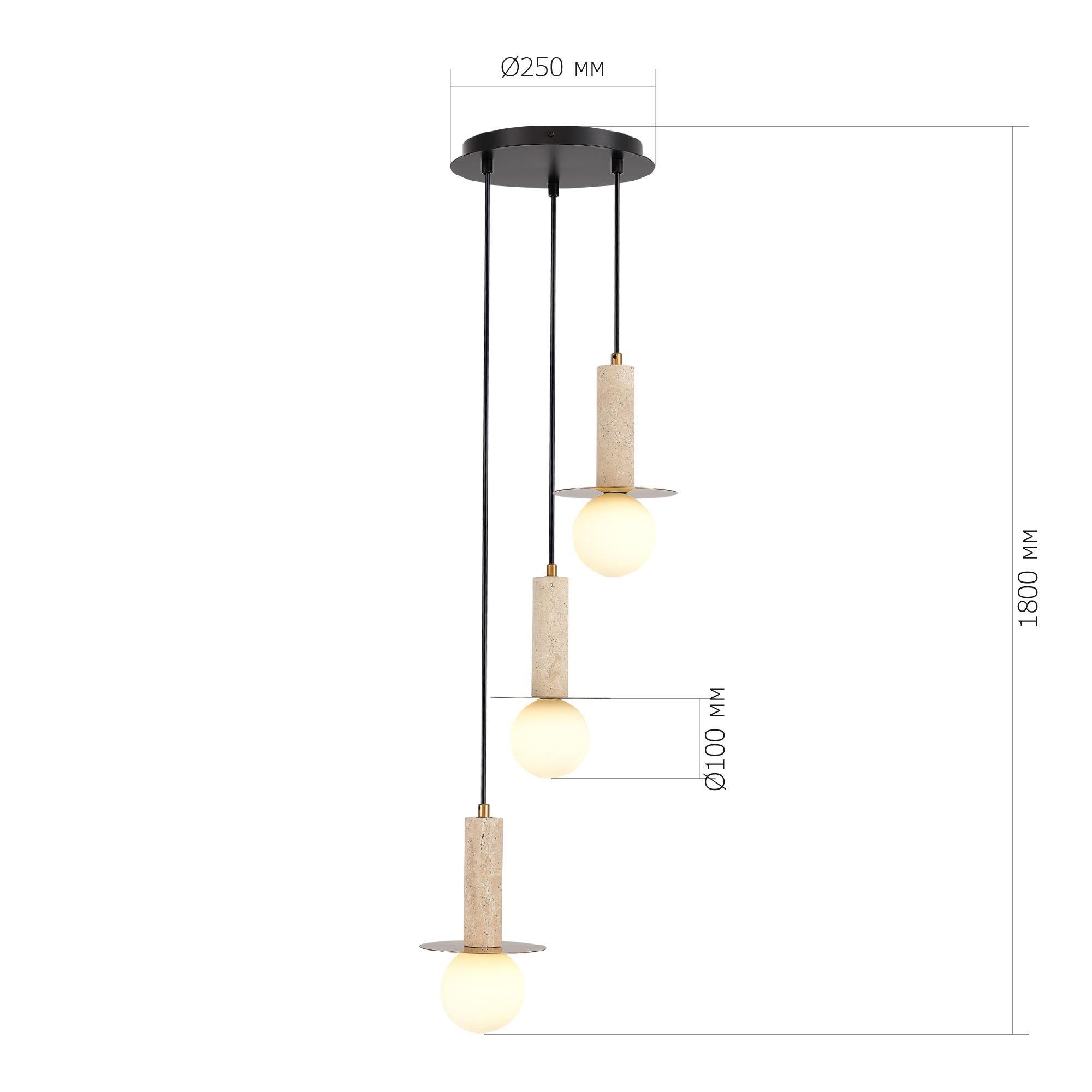 Картинка SL1194.303.03 Светильник подвесной ST-Luce EARTHY