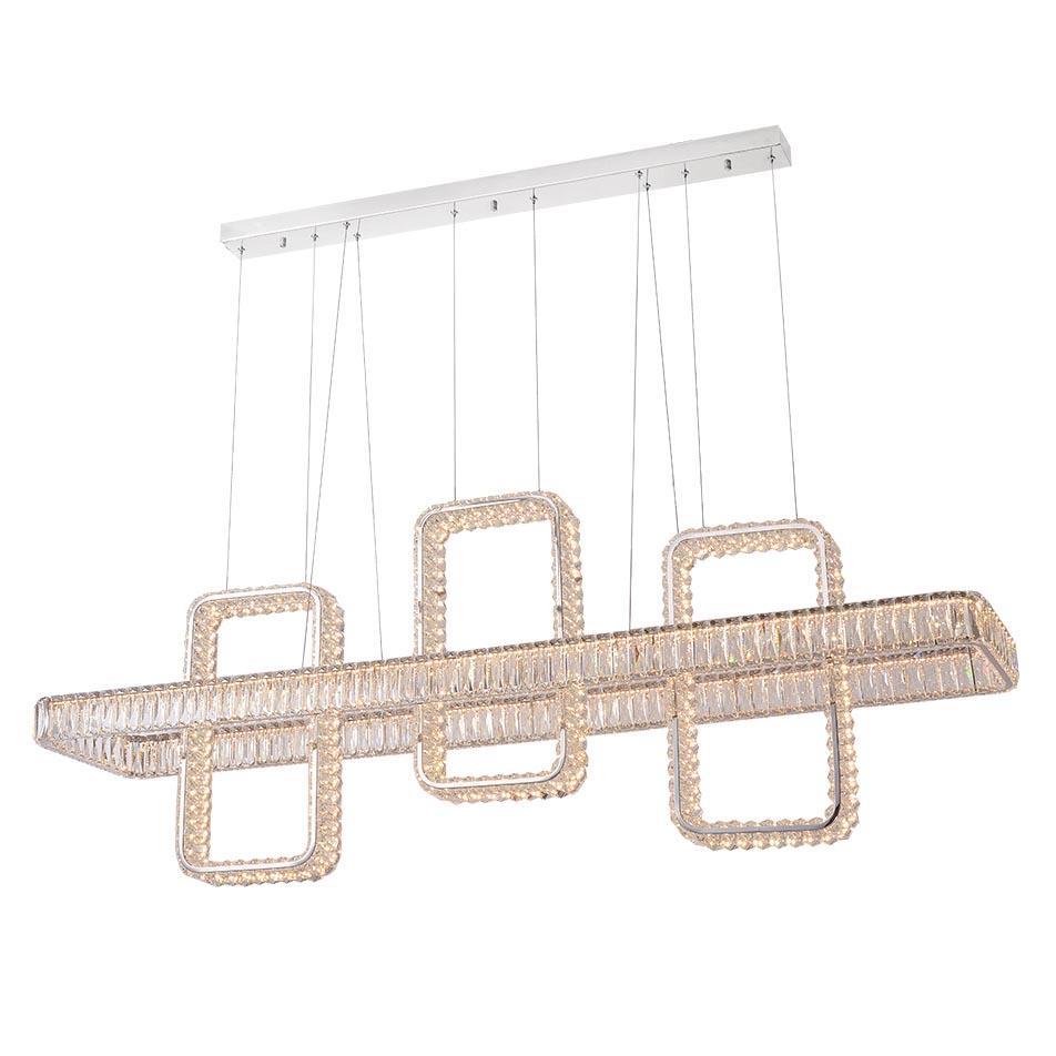 подвесной светодиодный светильник newport 8233+1/s chrome м0064705, доставка по Казахстану 