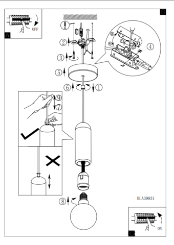 Картинка Подвес EGLO GIACONECCHIA 39831