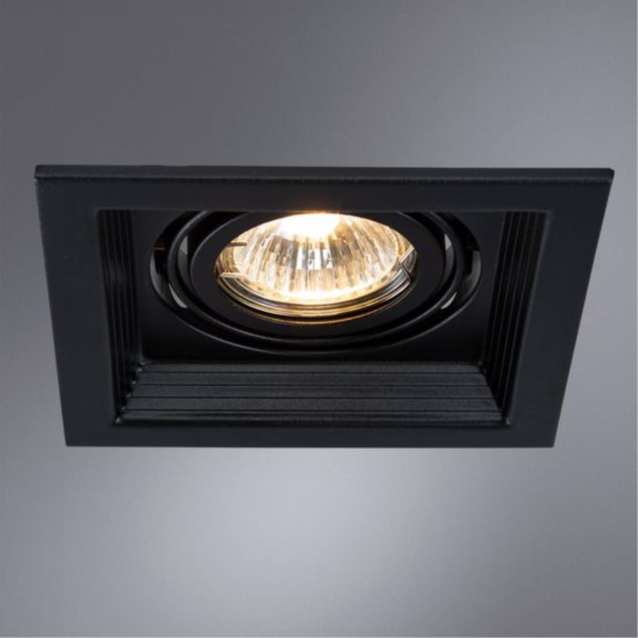 Дополнительная картинка Встраиваемый светильник Arte Lamp Canis A6661PL-1BK