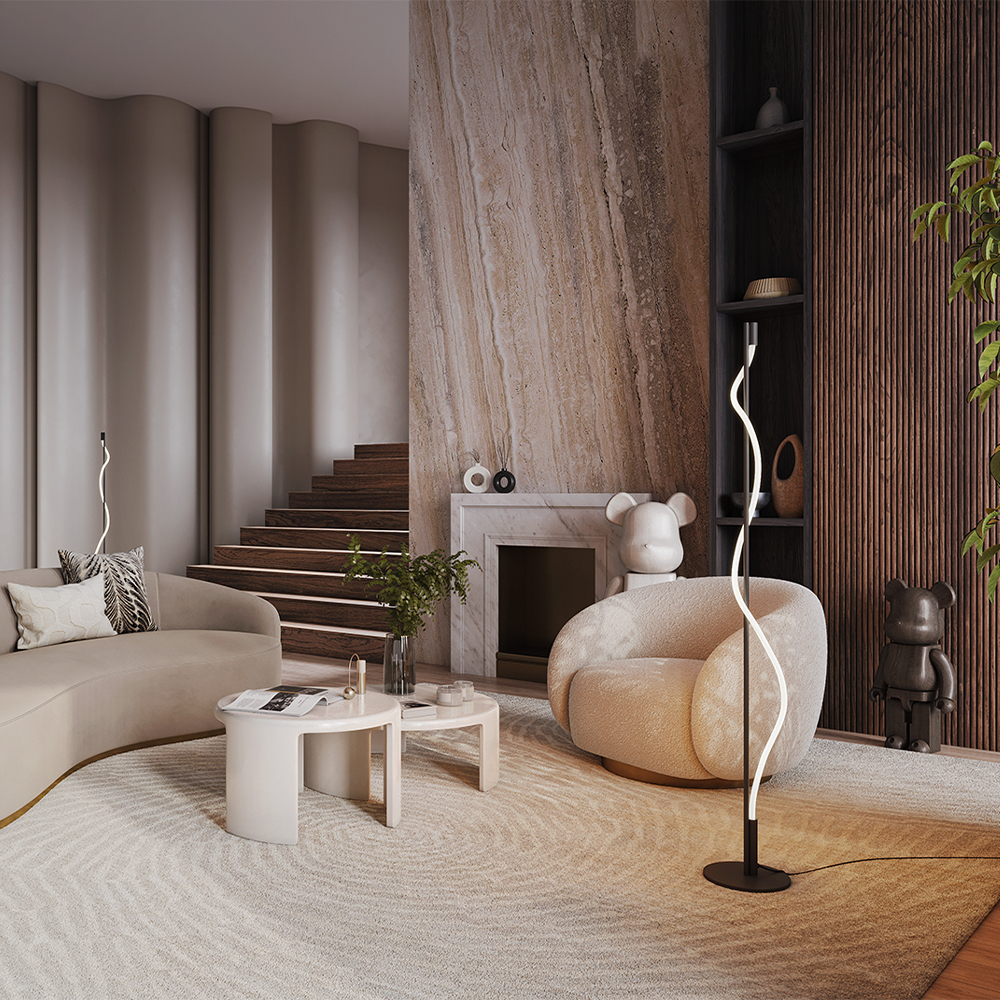 Дополнительная картинка Напольный светильник (торшер) Maytoni MOD166FL-L15B3K