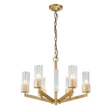 люстры подвесная люстра belfast malone 6035-6 br cl, доставка по Казахстану 