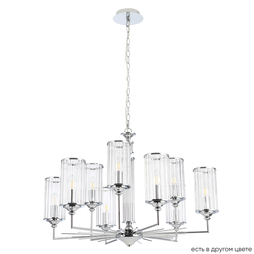 люстры люстра crystal lux gloria sp9 chrome crystal lux 1911/309, доставка по Казахстану 