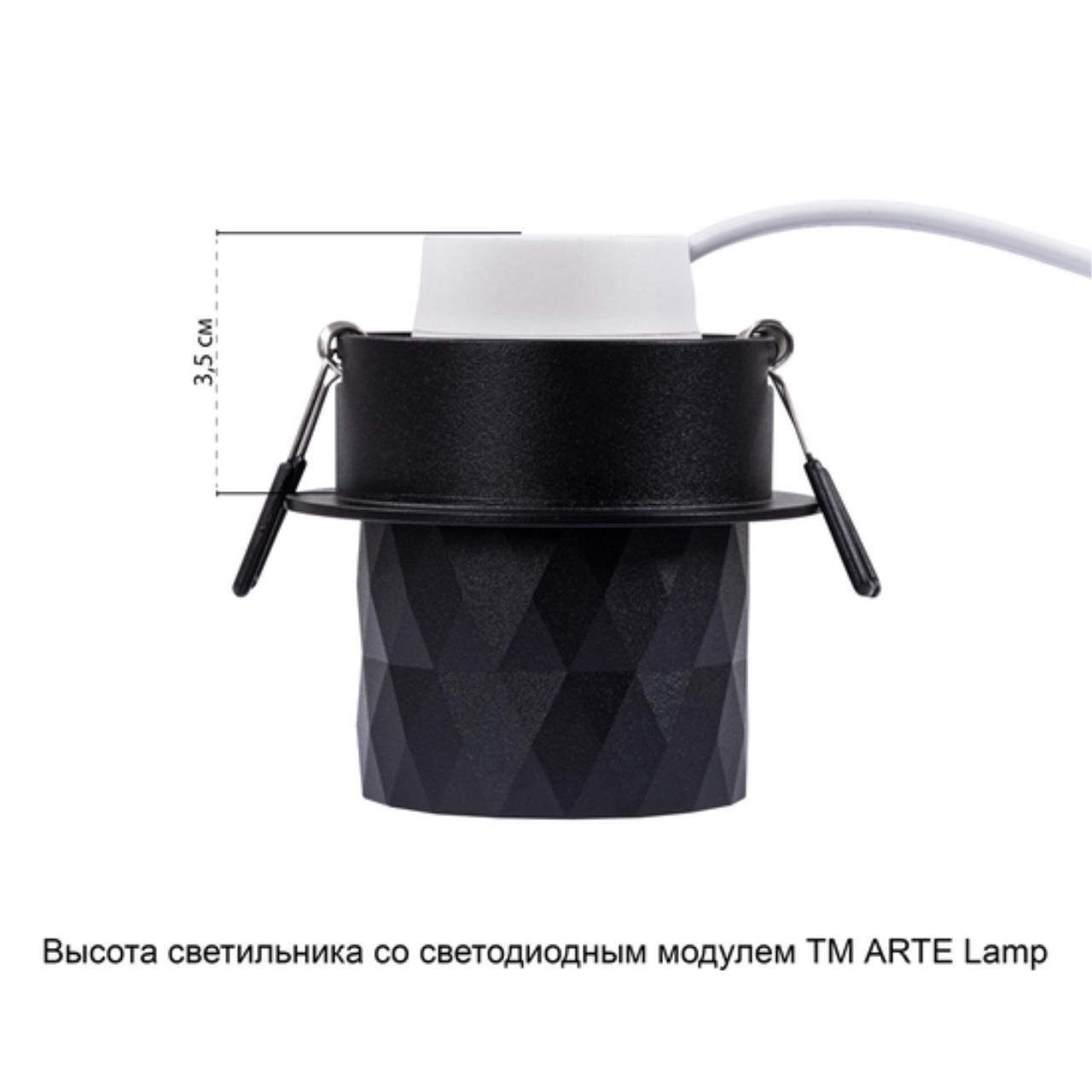 Дополнительная картинка Потолочный светильник Arte Lamp FANG A5562PL-1BK