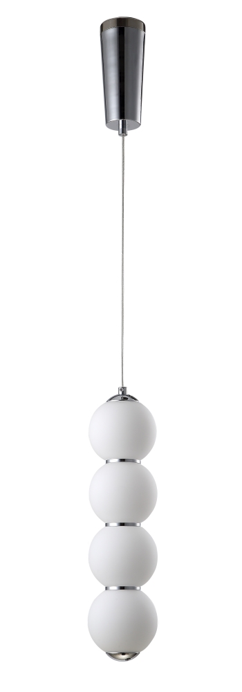 Светильник подвесной Crystal Lux DESI SP4 CHROME/WHITE Crystal Lux 0470/204