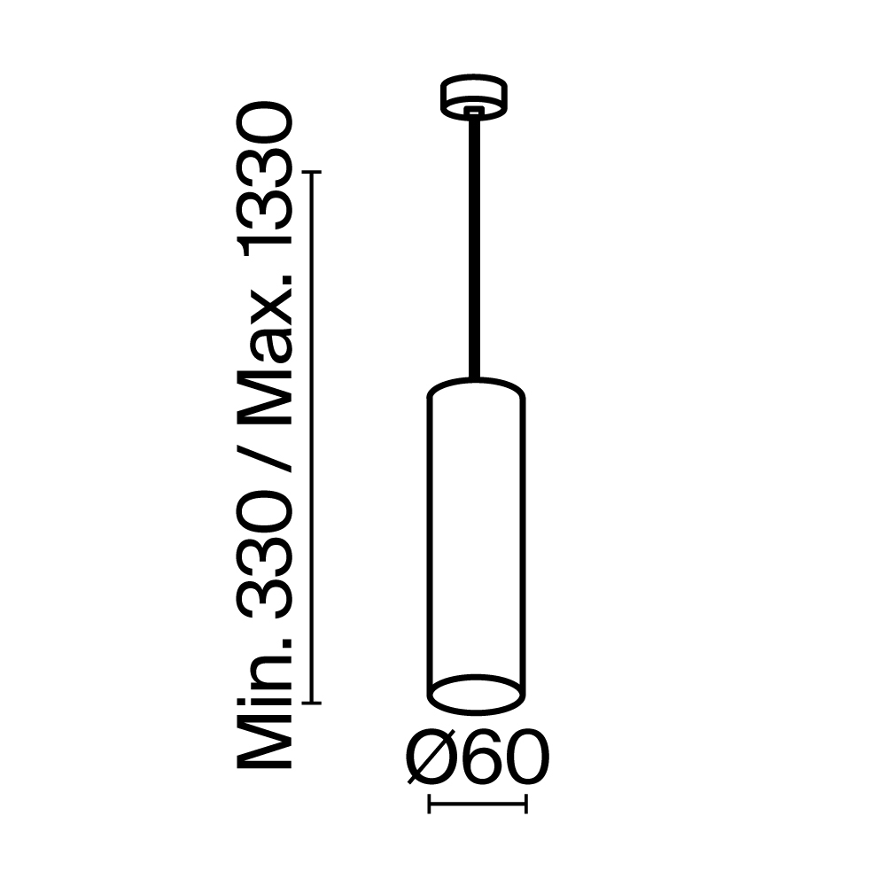 Картинка Подвесной светильник Technical P075PL-01MG